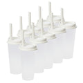 Kit de 10 Vasos MOON 24 OZ tapa y popote ancho