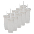 Kit de 10 Vasos ROCKET 34 OZ tapa giratoria y popote
