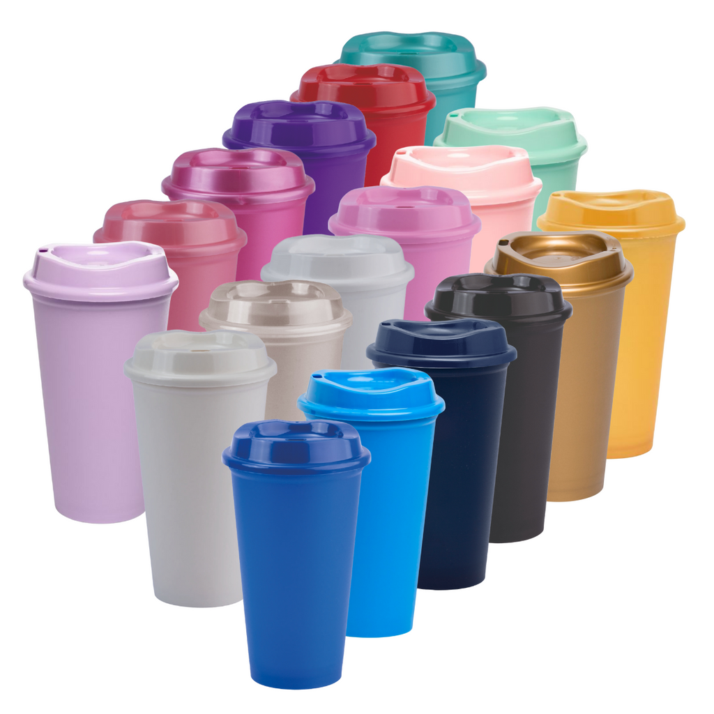 Kit Cafetero 17 Vasos STAR 16 OZ tapa cafetera - Combinados acabado mate | UUPZ